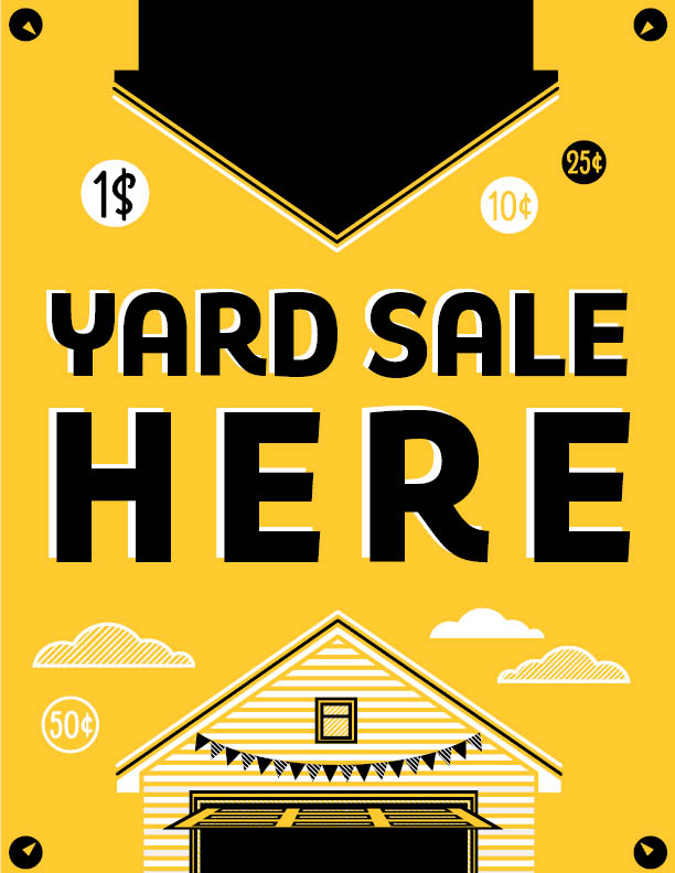 CTC Yard Sale Vendor Sign